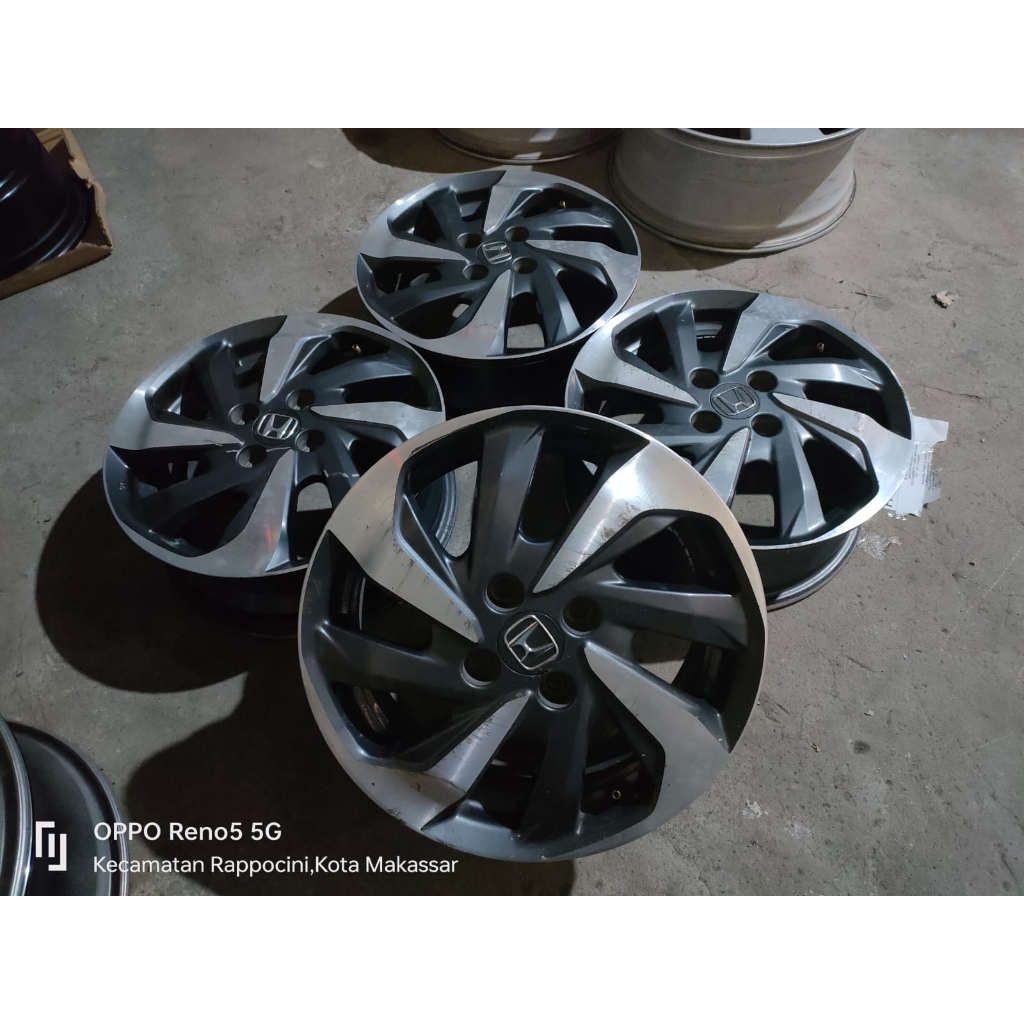 Velg Mobil Bekas Ring 15 STD MOBILIO R15 Lebar 5,5 Lubang 4 ET53