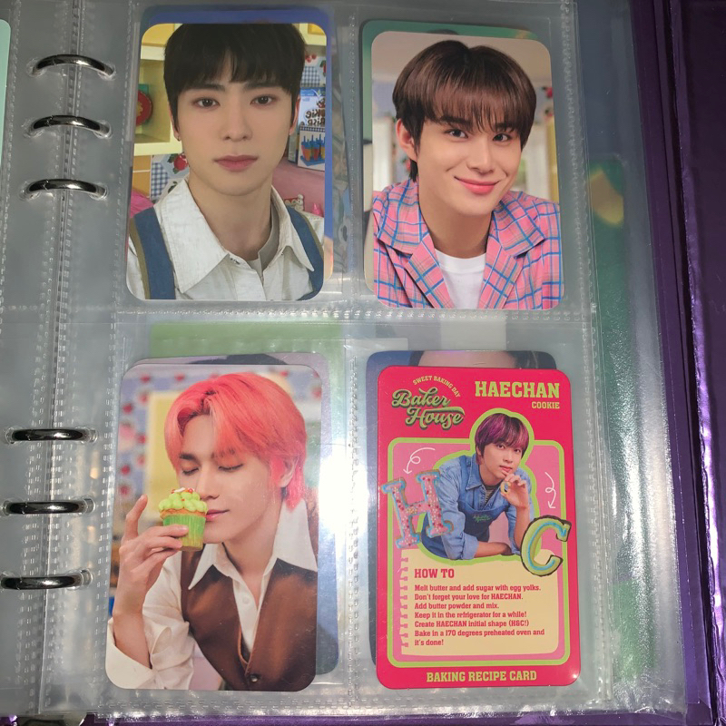 Photocard Baker House NCT 127 Jaehyun Jungwoo Taeyong Haechan
