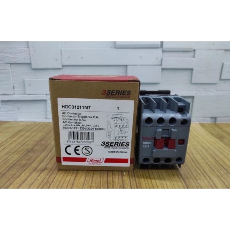 Himel Contactor HDC3-12. Kontaktor 220v 3 phase 3ph