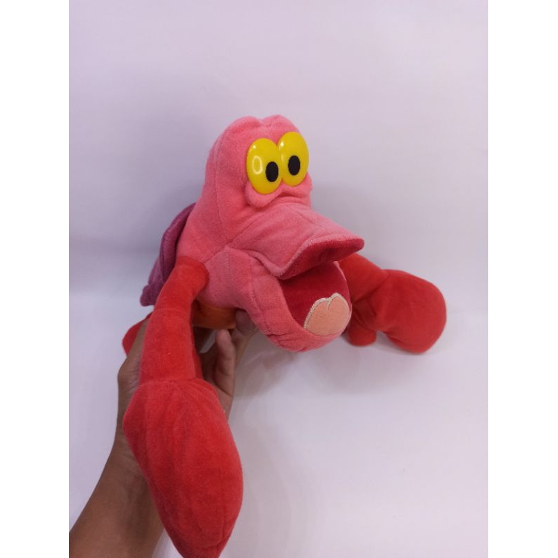 boneka Sebastian flounder Ariel the little mermaid original Disney