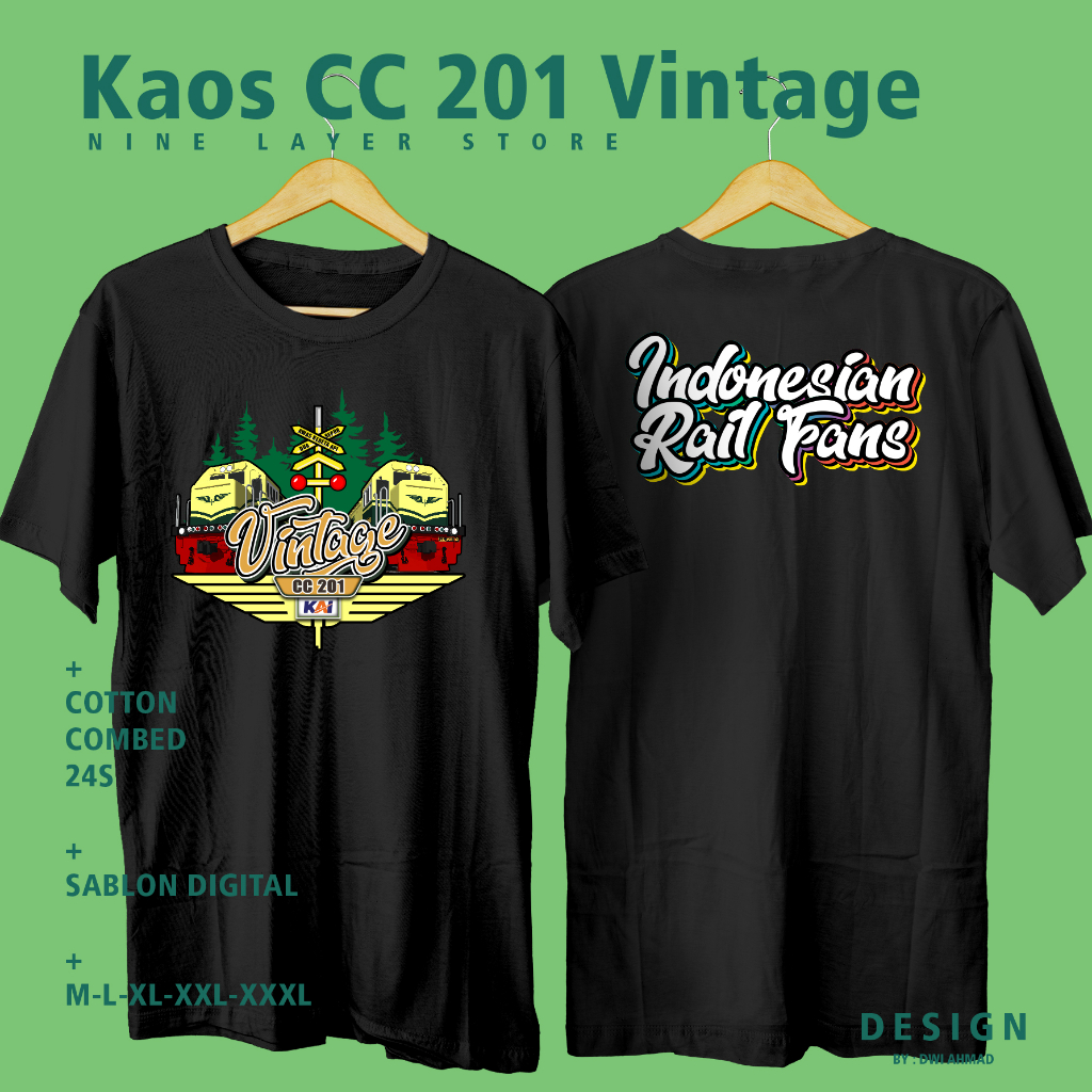 KAOS KERETA CC 201 VINTAGE