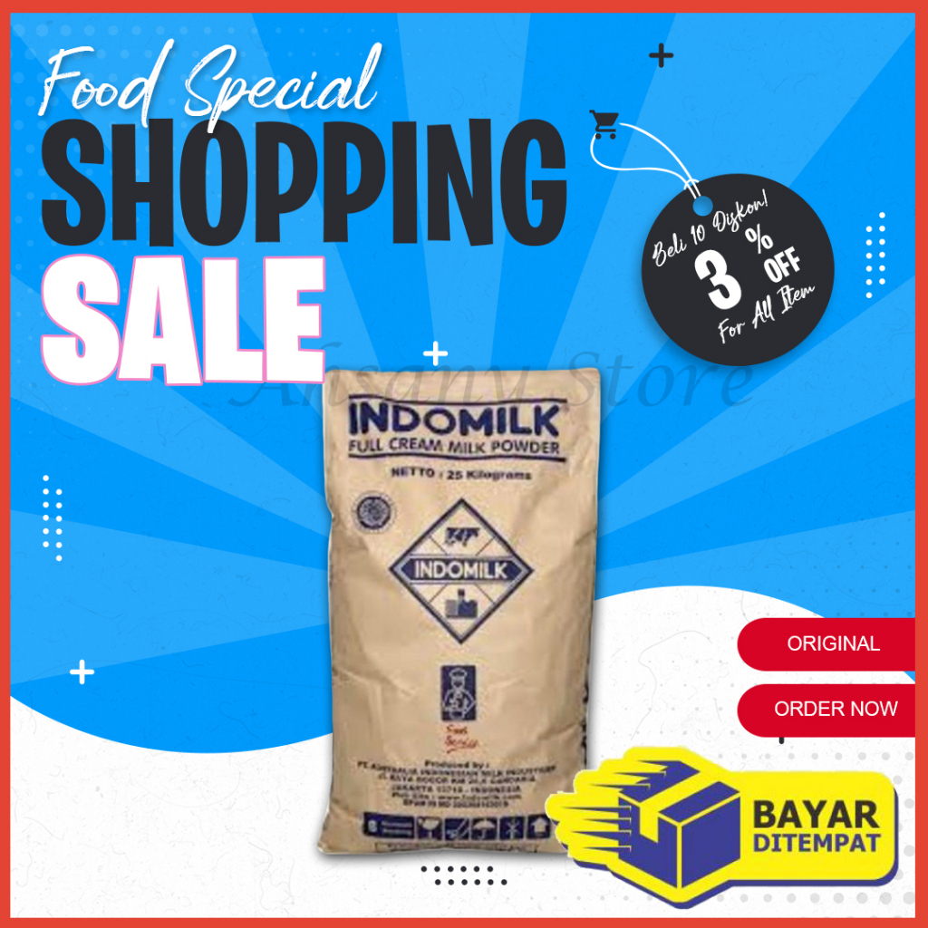 

Susu Indomilk Bubuk Full Cream Milk Powder Repack 500gr