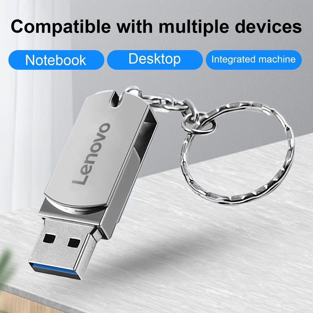 Lenovo Flashdisk otg type c 1TB 3.0 usb High Speed 256GB 512GB 1TB 2TB Anti Air Untuk Komputer