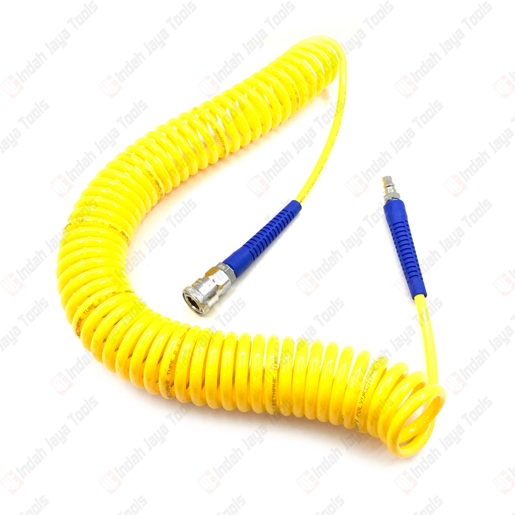 SHPI Recoil Hose 9 Meter Selang Angin Kompresor Spiral PU