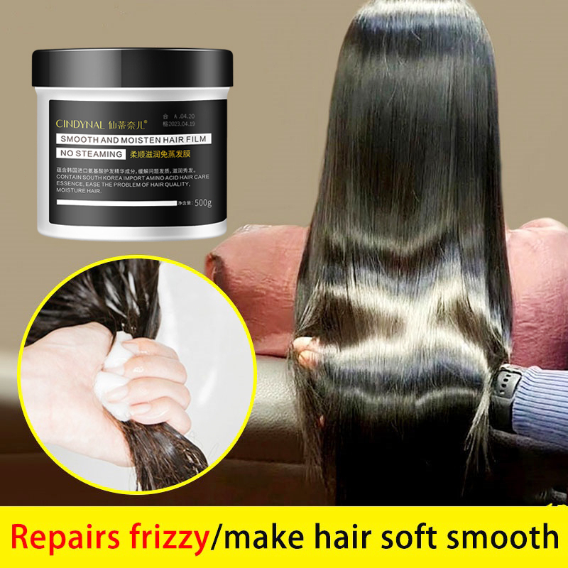 Hair Mask Keratin Masker Rambut Keratin 500g Salon Perawatan Rambut Masker Rambut Keratin Memperbaiki Rambut Rusakkering Keriting Sangat Menutrisi Perawatan Rambut Wangi Tahan Lama