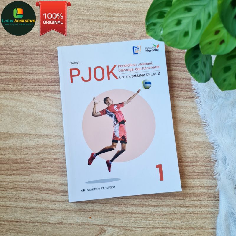 PJOK SMA Kelas 10 - Kurikulum Merdeka - Penerbit Erlangga - Buku Original