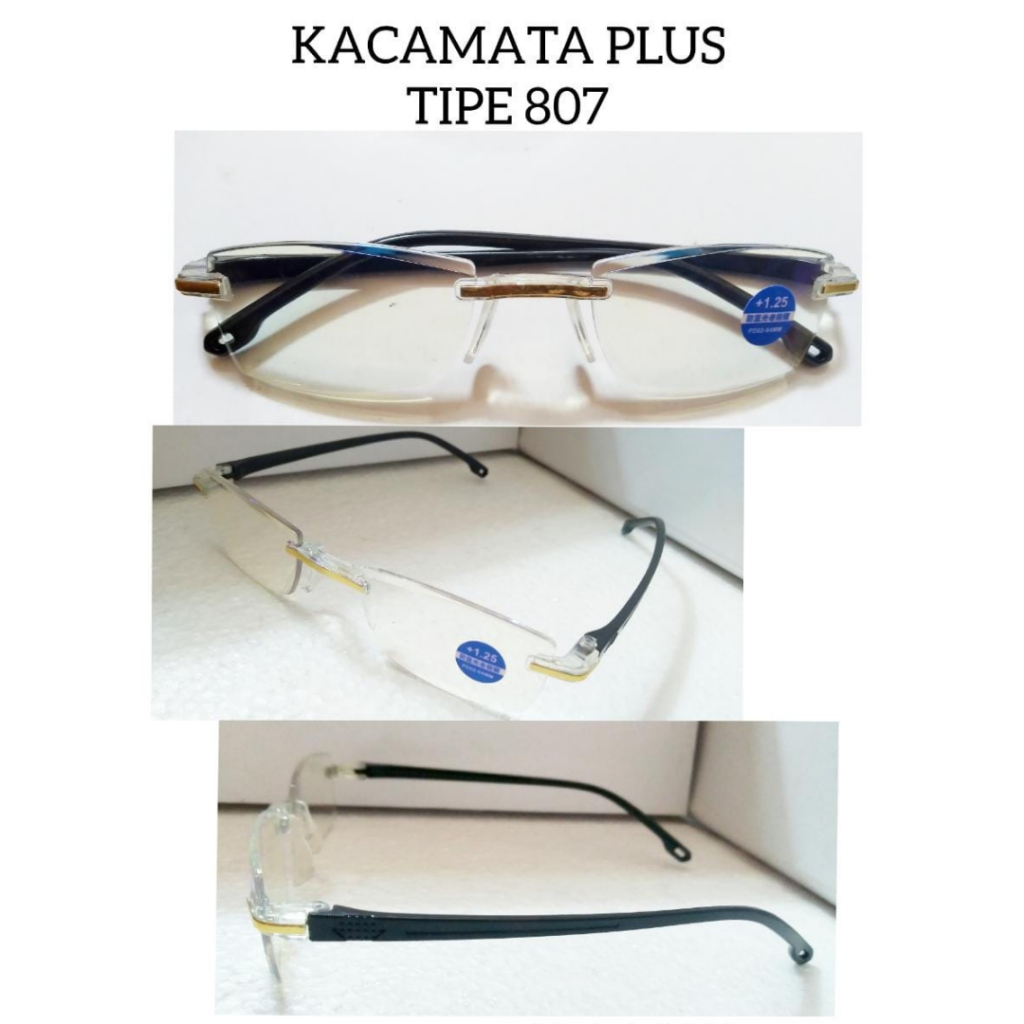 Kacamata baca lensa plus tipe 807 kacamata murah rabun dekat siap pakai reading glasses