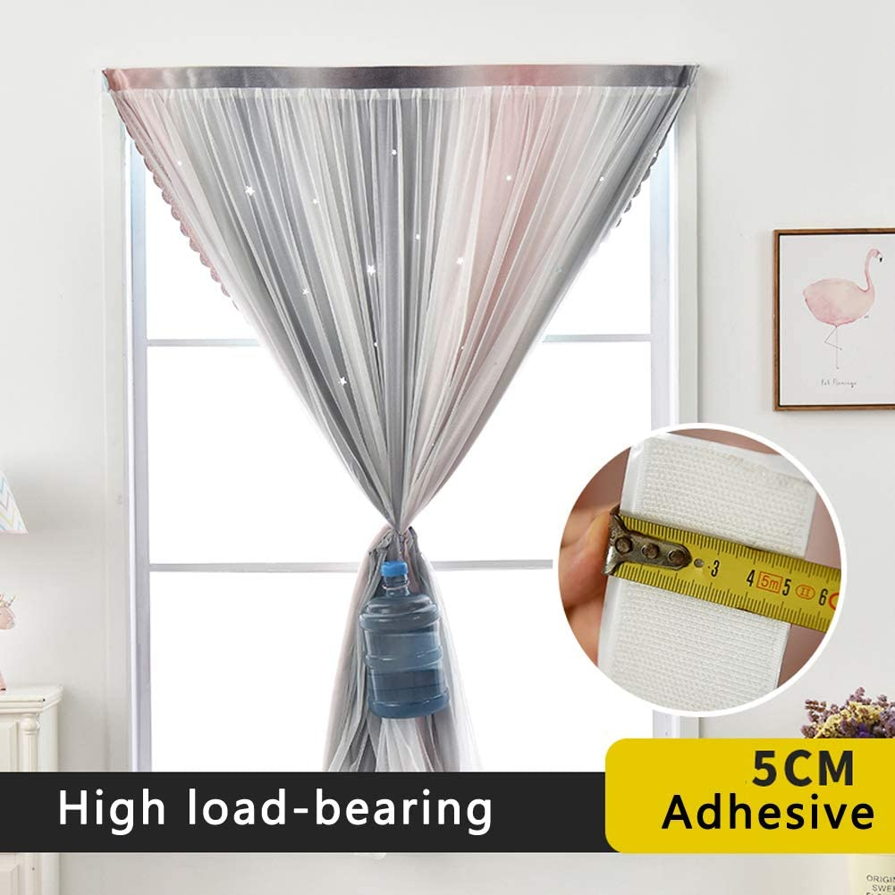 Velcro Curtain Window Double Layer - Magic Gorden Tempel Velcro + Ikat - Magic Curtains