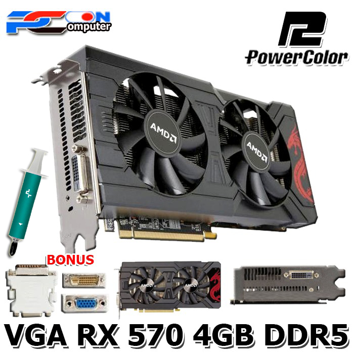 Paket VGA CARD RADEON RX 570 Plus Pasta suntik z3/Pasta VGA+ VGA CARD