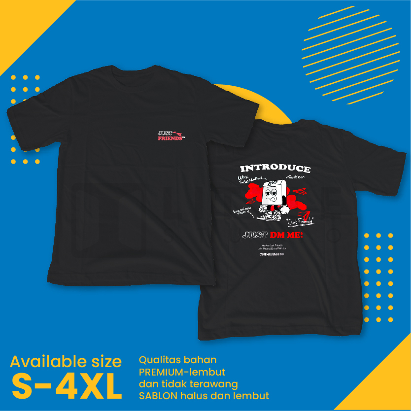 Tshirt / Kaos Hyunsuk Treasure DM ME sablon depan belakang besar