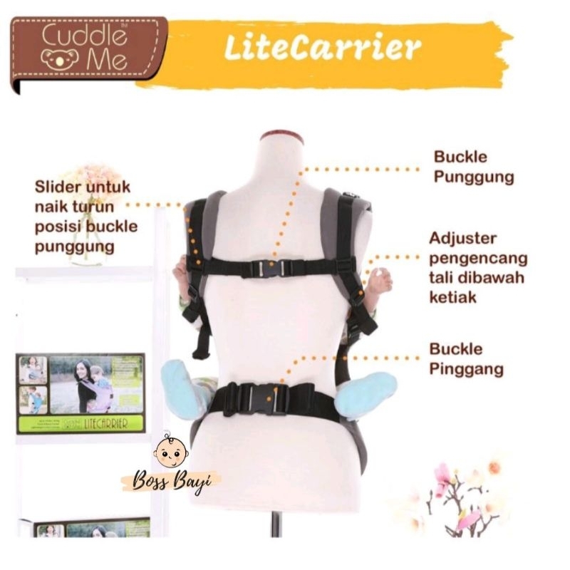 CUDDLE ME - LITE CARRIER / Gendongan Bayi