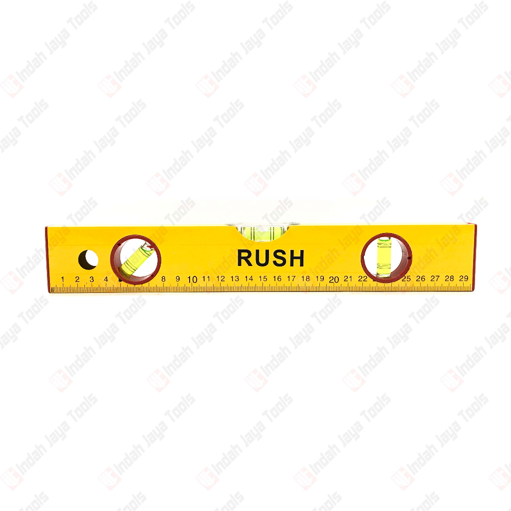 RUSH Waterpas 12 Inch KUNING - Waterpass 30 cm Alat Ukur Tukang