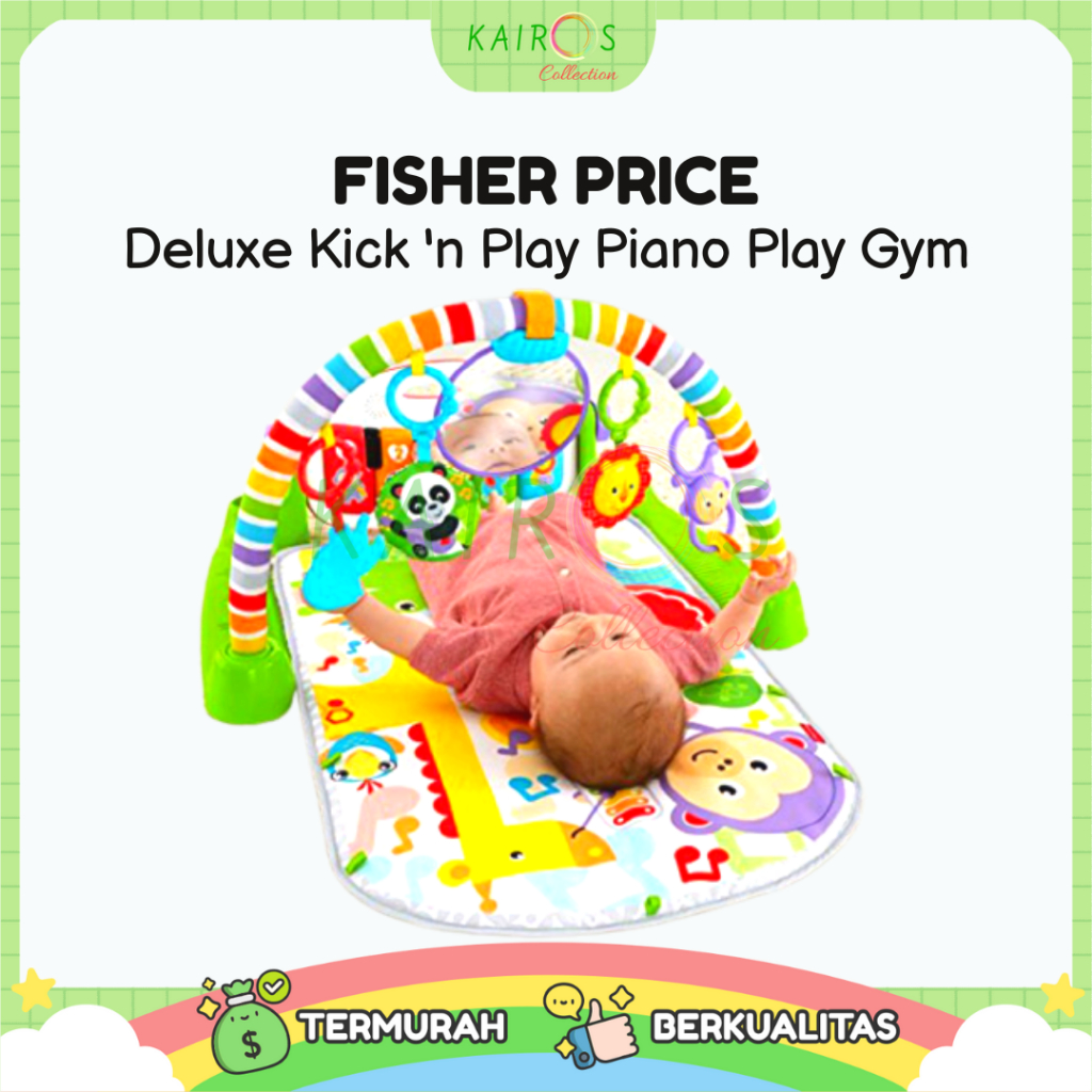 Fisher Price Deluxe Kick &amp; Play Piano Play Gym