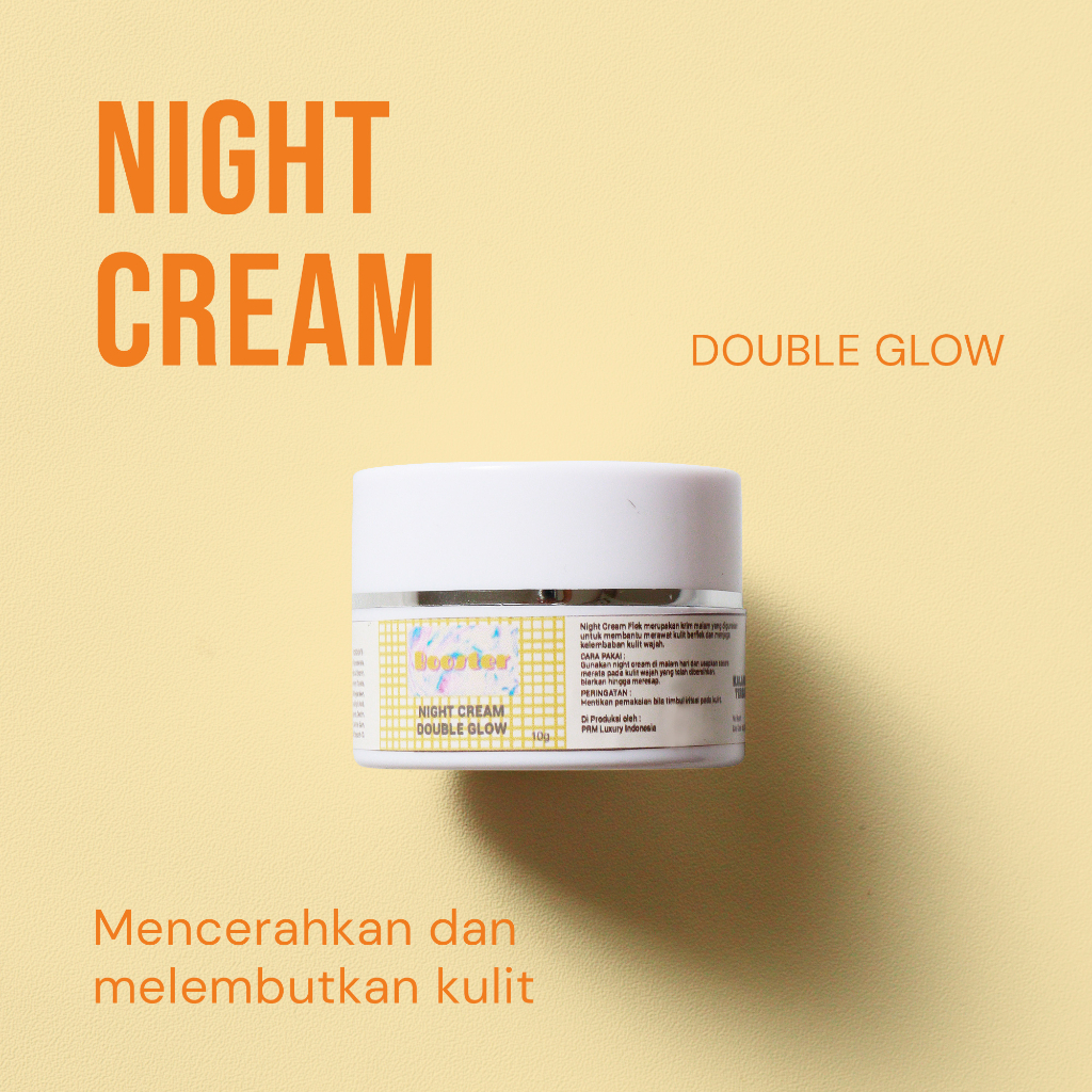 NIGHT CREAM SERIES DOUBLE GLOW MEDICAL BOOSTER