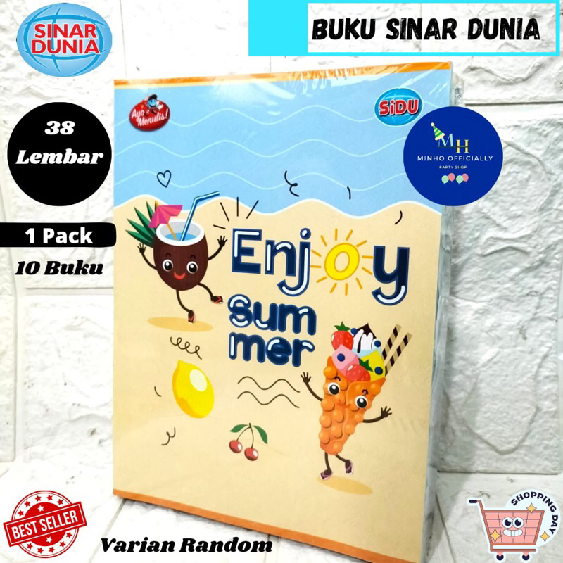 

BUKU TULIS SIDU 38 Lembar (1 Pak Isi 10 Buku)-Pack