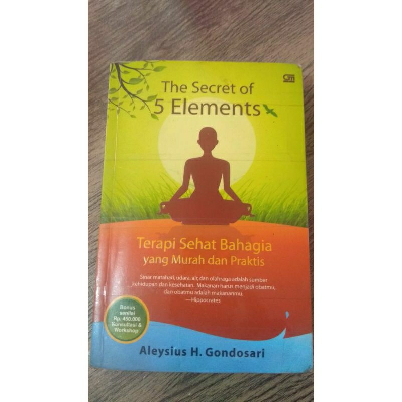 

The Secret Of 5 Elements, Terapi Sehat Bahagia yg murah dan Praktis