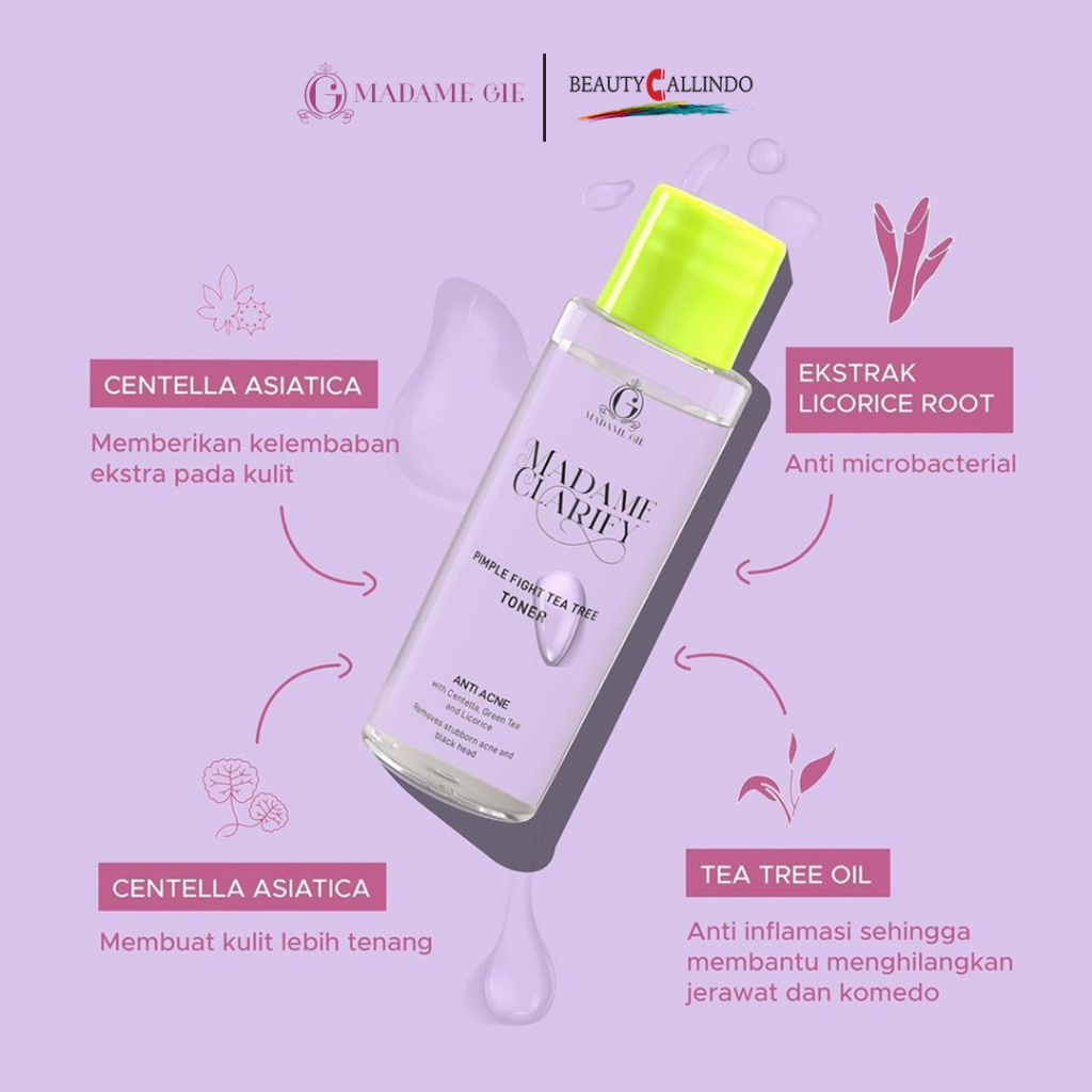 Madame Gie Madame Clarify Pimple Fight Tea Tree toner