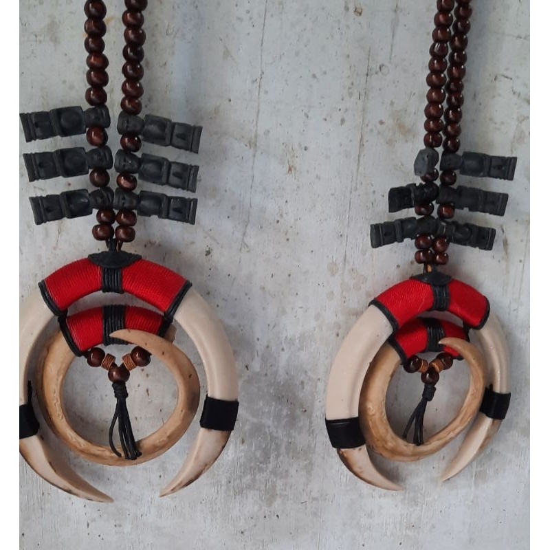 KALUNG TARING BABI SEPASANG VARIASI TARING MELINGKAR