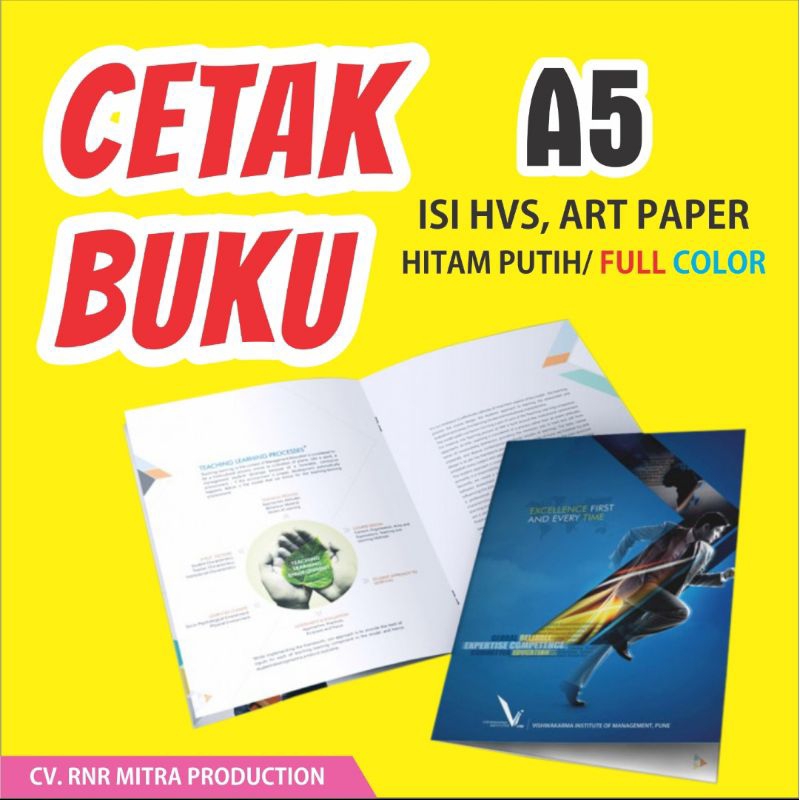 

JASA CETAK BUKU MURAH | A5 HITAM PUTIH/FULL COLOR