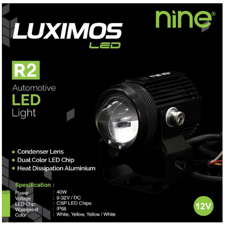 LAMPU LED TEMBAK LASER NINE LUXIMOS R2