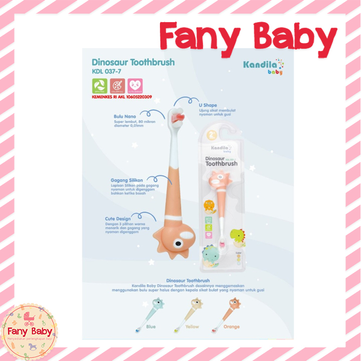 KANDILA BABY DINOSAUR TOOTHBRUSH / KDL 037-7