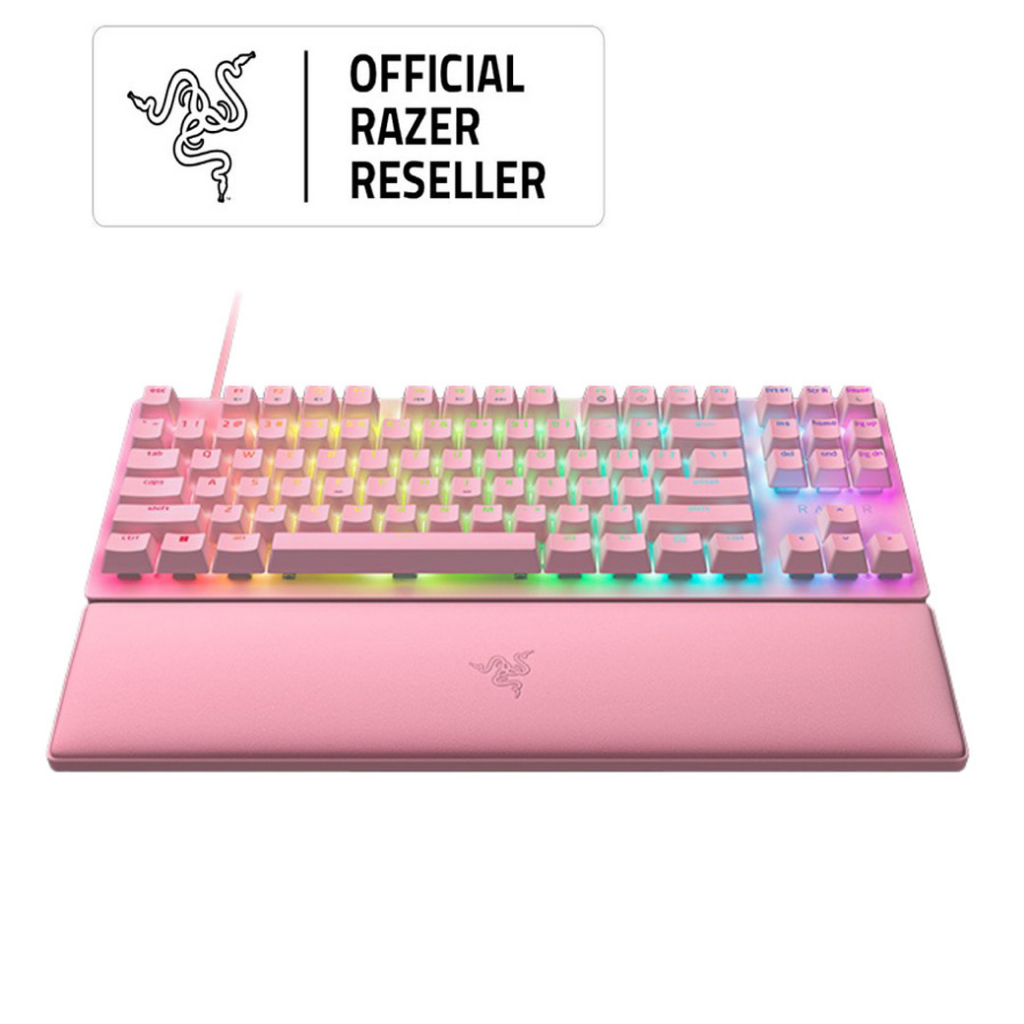 Razer Huntsman V2 TKL Quartz Mechanical Gaming Keyboard