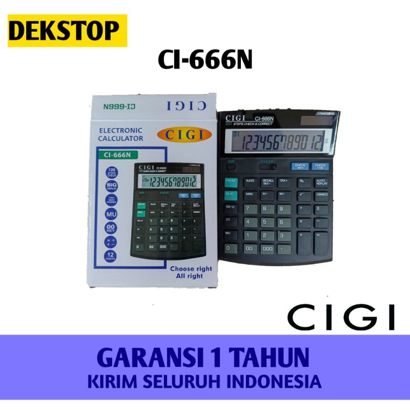

kalkulator Dekstop Cigi CI-666N / Cigi CI 666N / cigi ci 666n / kalkulator cigi