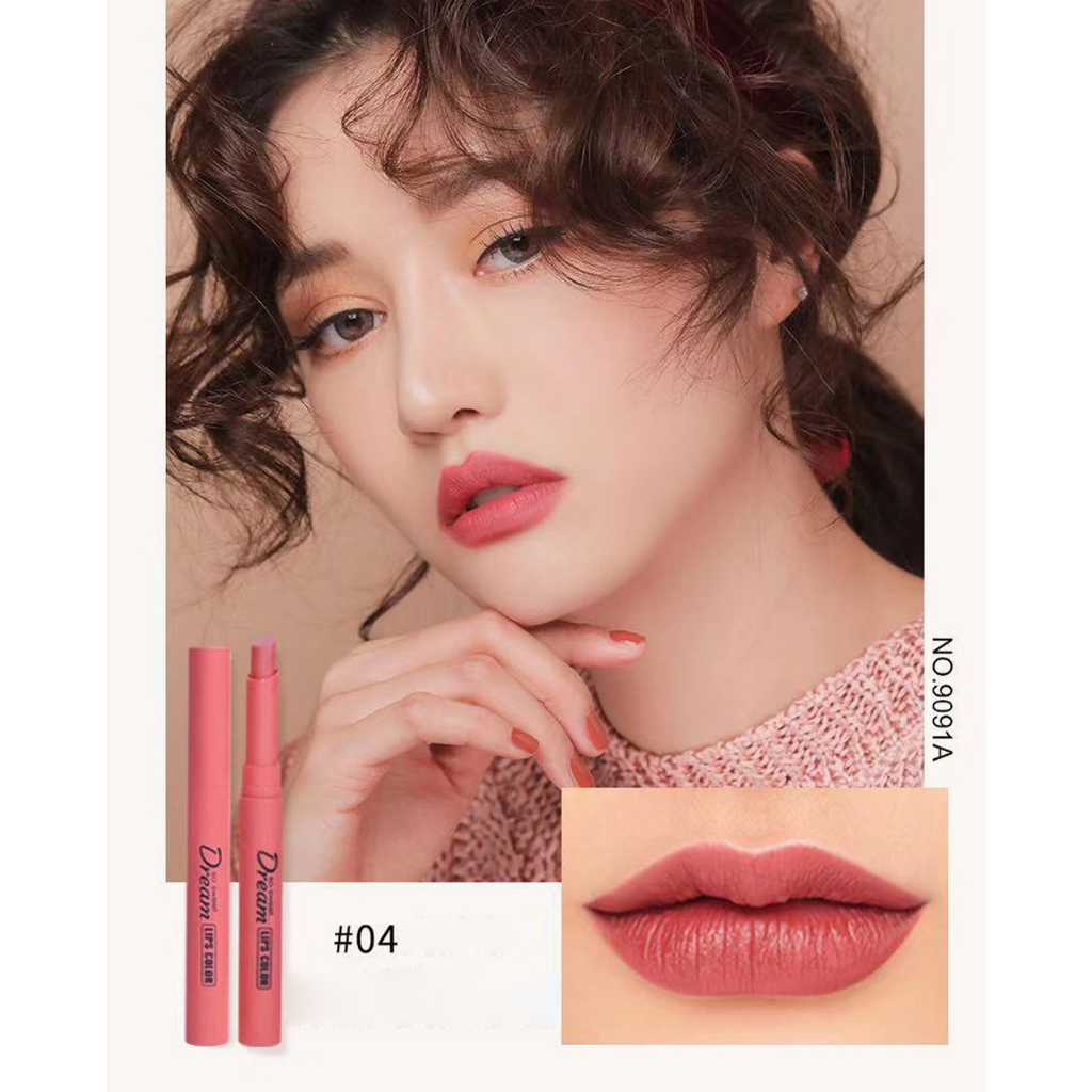 ( Dapat 6 PCS ) Lipstik Heng Fang Dream Lips Color Hengfang Refreshing Lipstick Waterproof dan Tahan Lama