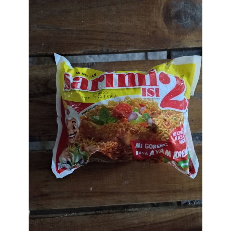 

Sarimi isi 2 mi goreng rasa ayam kremess - mi instan