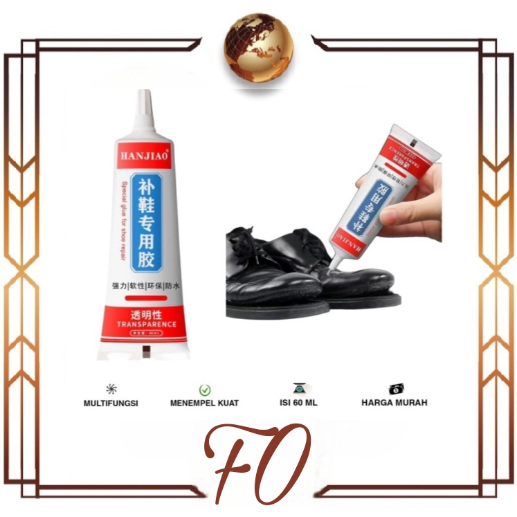 (FO)Lem Sepatu Kuat / Lem Sepatu Tahan Air / Lem Sepatu hanjiao Super KUAT Perekat Sepatu 60 ML