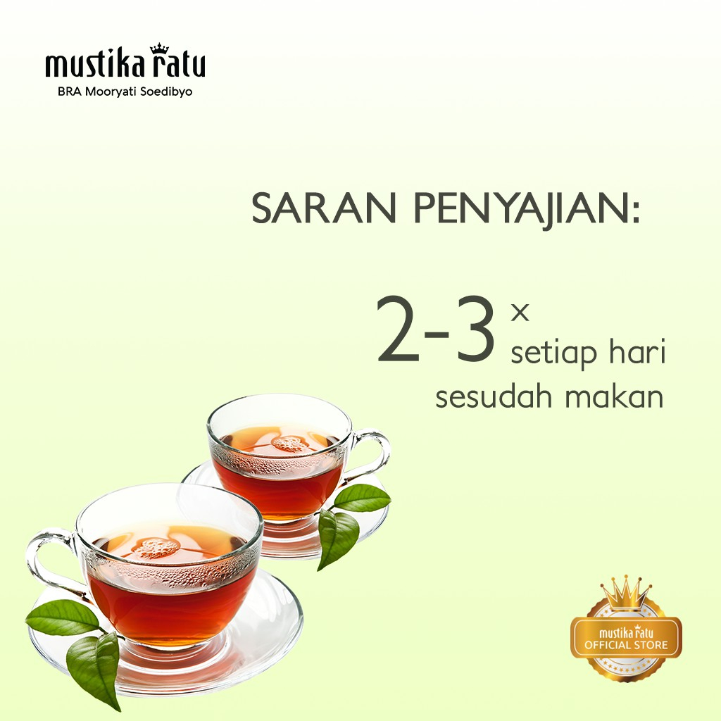 Mustika Ratu Uric Tea / Teh herbal / Teh asam urat dan menurunkan kadar asam urat