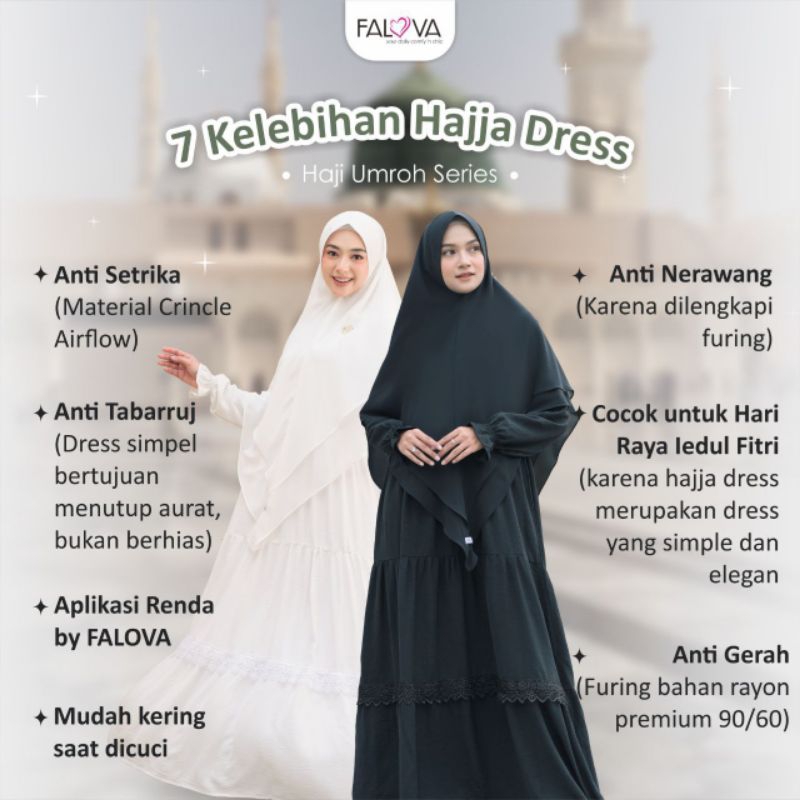 TERLARISS GAMIS UMROH GAMIS HAJI HAJJA BAJU SYAR'I BAJU POLOS BAJU PUTIH PAKAIAN WANITA BROKEN WHITE