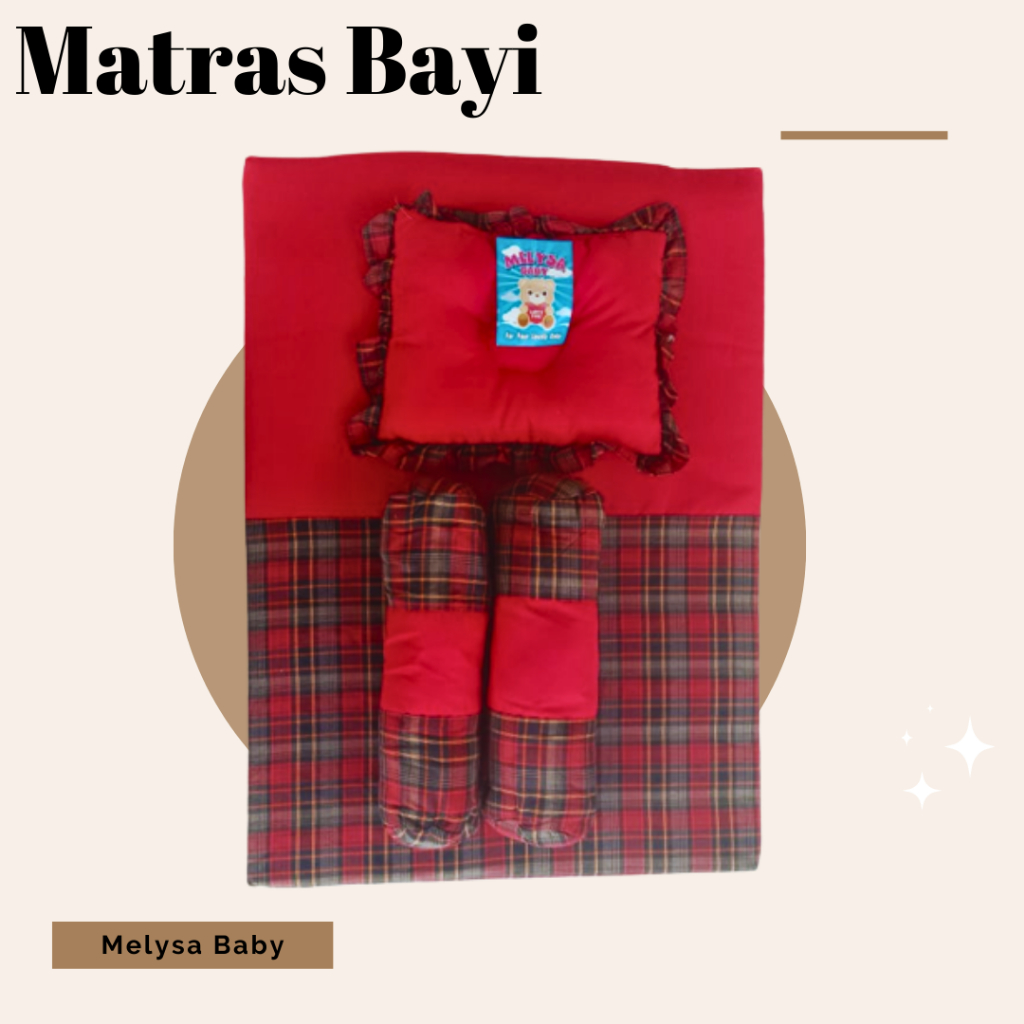 KASUR MATRAS BAYI  SET BANTAL GULING