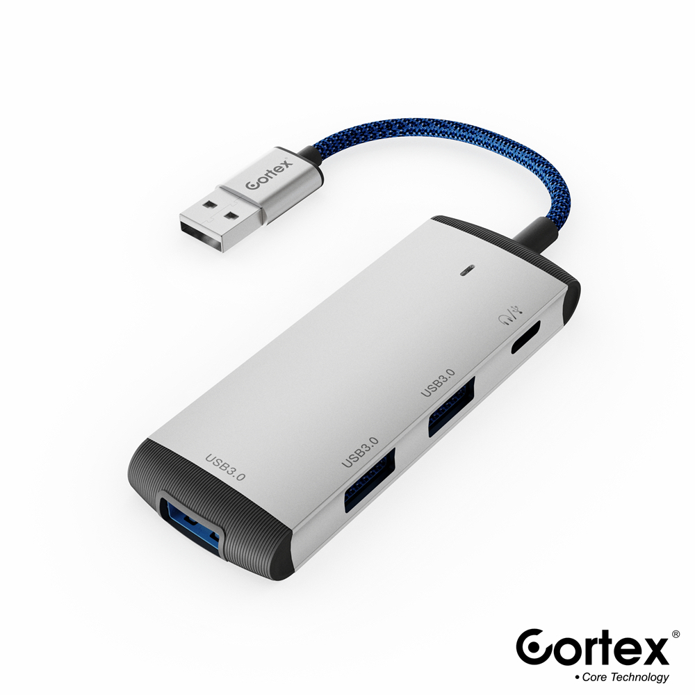 Cortex MH376 USB / USB3.0 HUB Splitter 4IN1 USB to 3X USB3.0 + USB-C Adapter