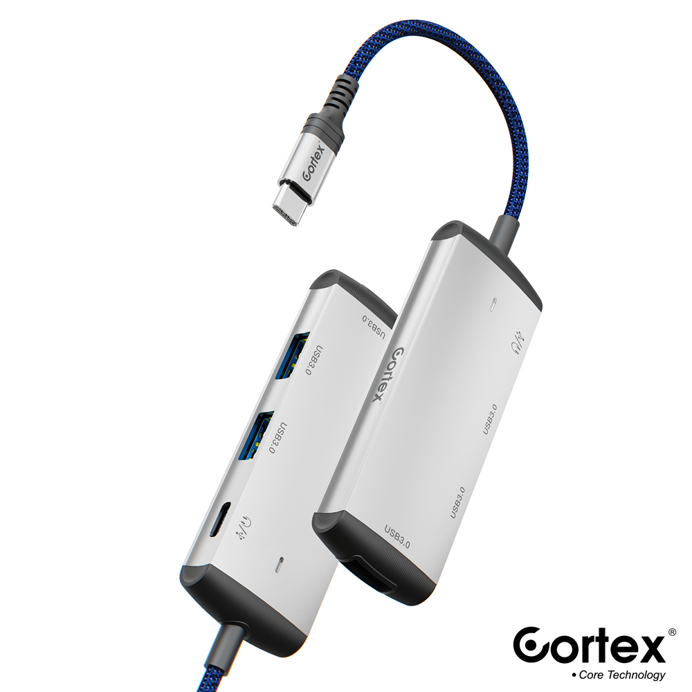 Cortex MH368 MH375 HUB Splitter 4IN1 5IN1 TYPE-C to USB3.0 + 2.0 + Audio 3.5mm + TYPE-C Data With PD Charging 60W