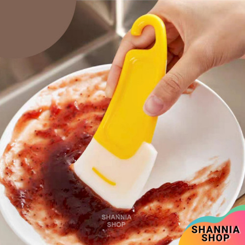 E006 Sutil Spatula Silicone Alat Masak Sodet Serokan Penekan Penghalus