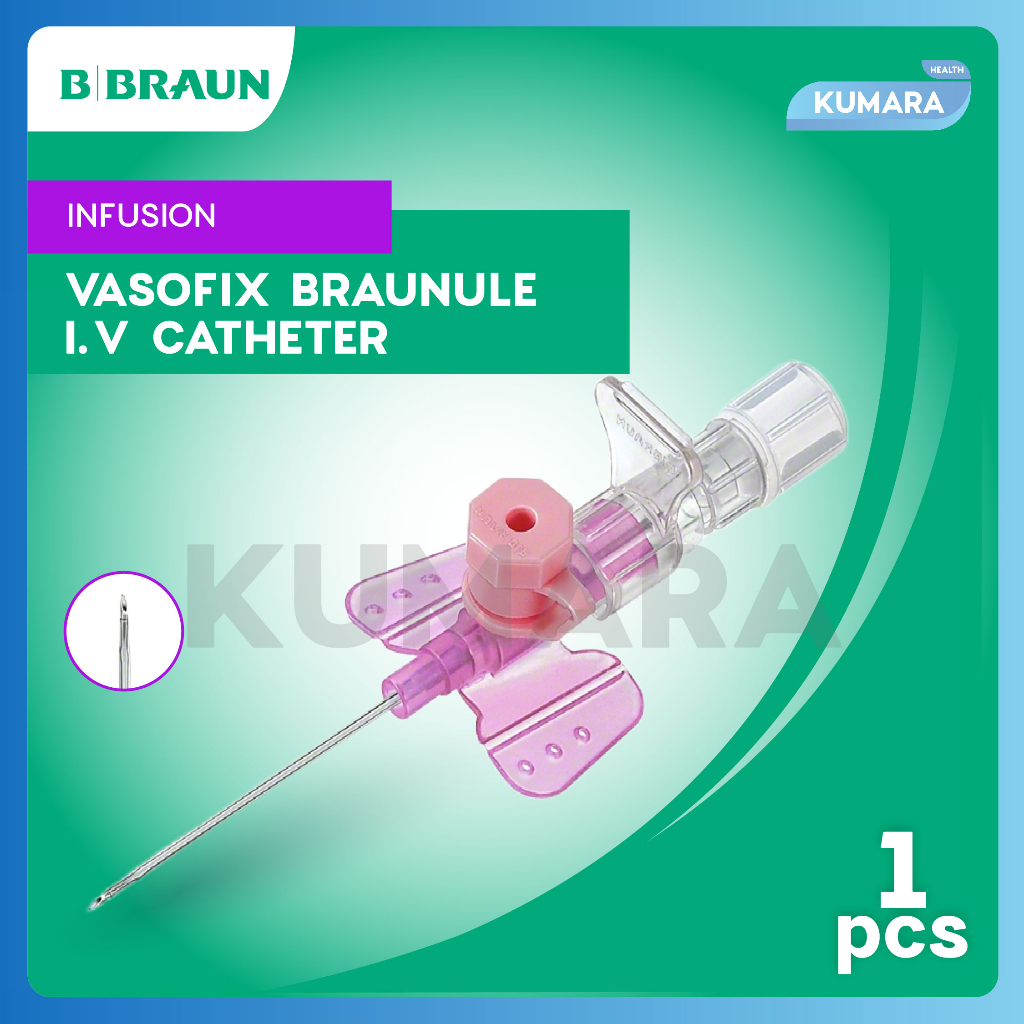 BBRAUN - Vasofix Braunule & Certo  IV Catheter with Wing & Port PCS