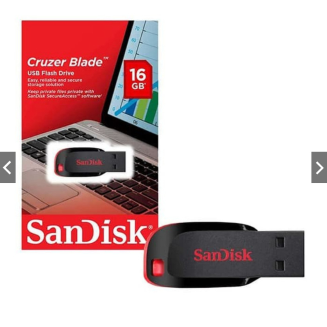 FLASHDISK SANDISK CRUZER BLADE 16GB