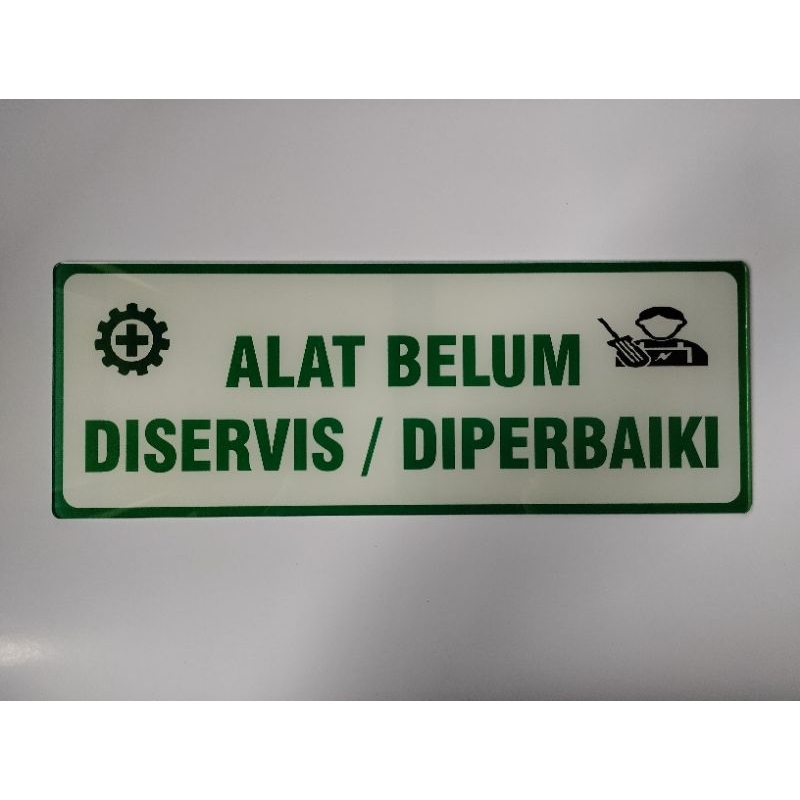 

Akrilik Alat Sudah Diservis/Diperbaiki | Alat Belum Diservis/Diperbaiki