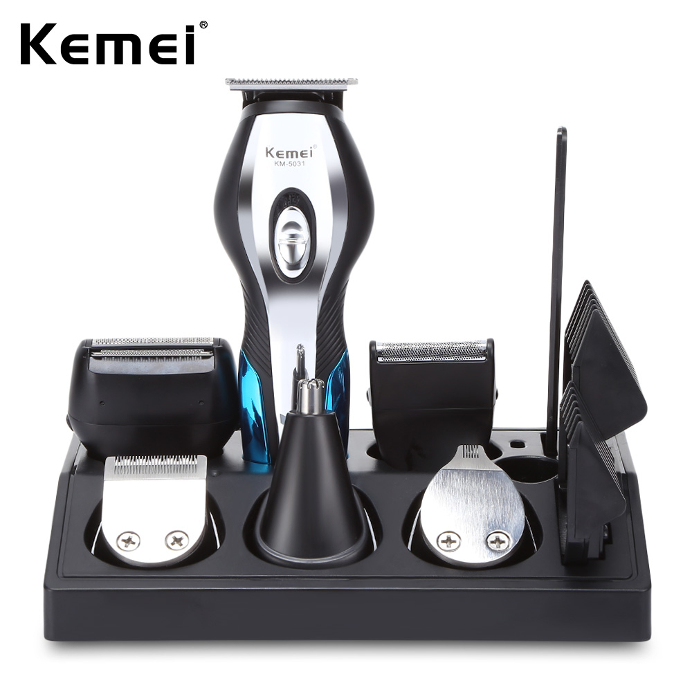 Kemei KM-5031 Profesional Hair Clipper Alat Pemangkas Rambut 11 in 1