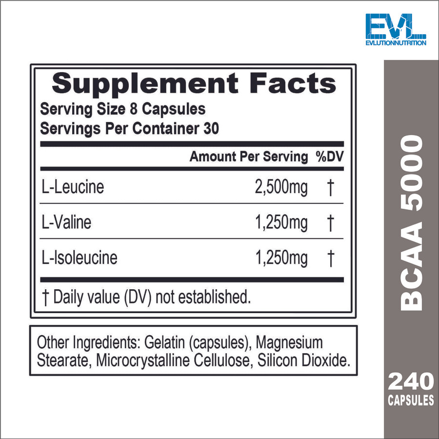 EVL Bcaa 5000 1 Kapsul (Eceran)