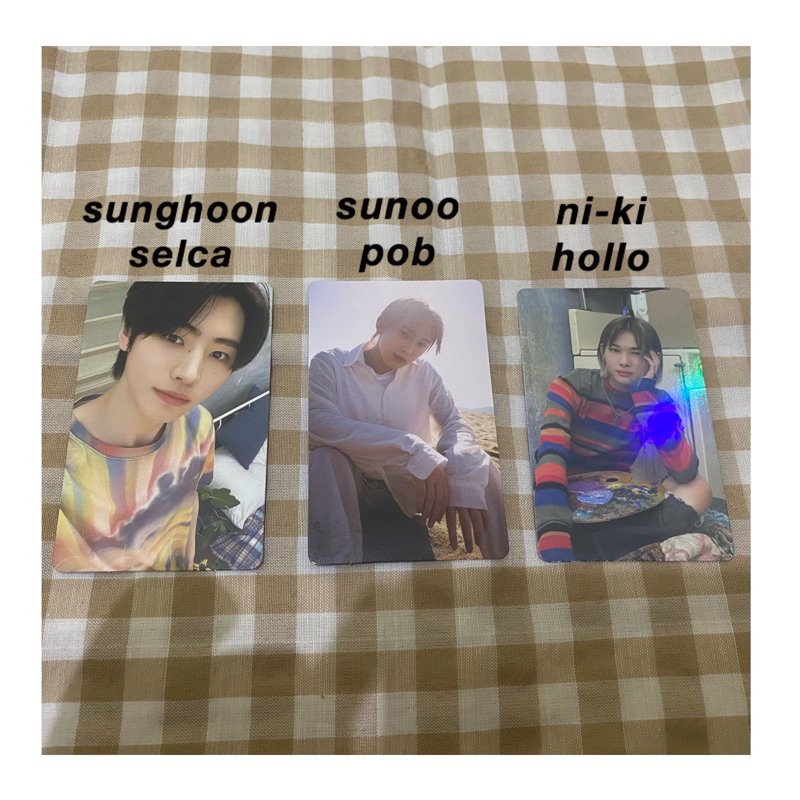 PHOTOCARD PC SUNGHOON SUNOO NI-KI CHARYBDIS