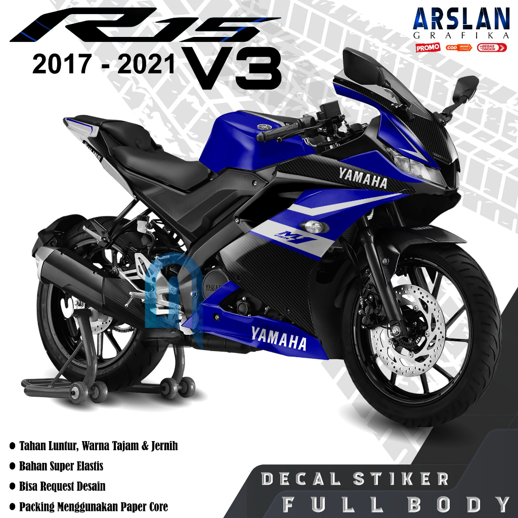 Decal R15 V3 Full Body Dekal R15 V3 Full Body Variasi / Desain Model M1 Keren