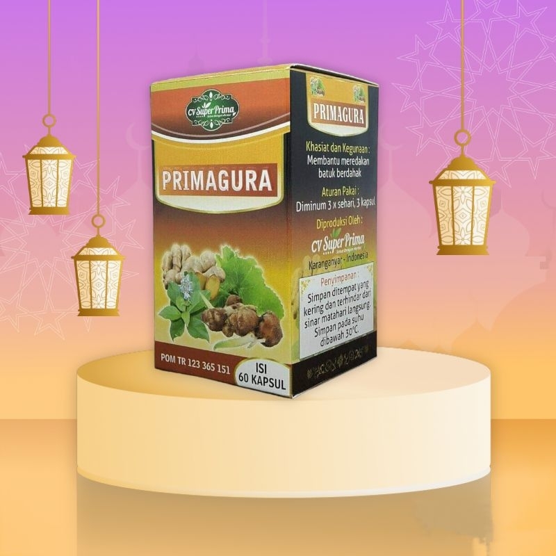 HERBAL KAPSUL PRIMA GURA .GURAH. BATUK