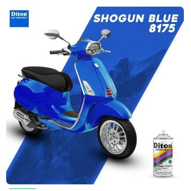 Pilox Diton Shogun Blue 8175 300ml Warna Biru Suzuki Metalik Metallic Sepeda Motor Mobil