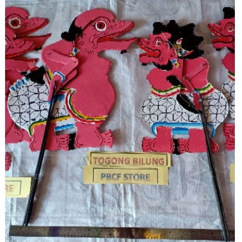 Wayang Togog Bilung 1 set Bahan Duplek Tebal