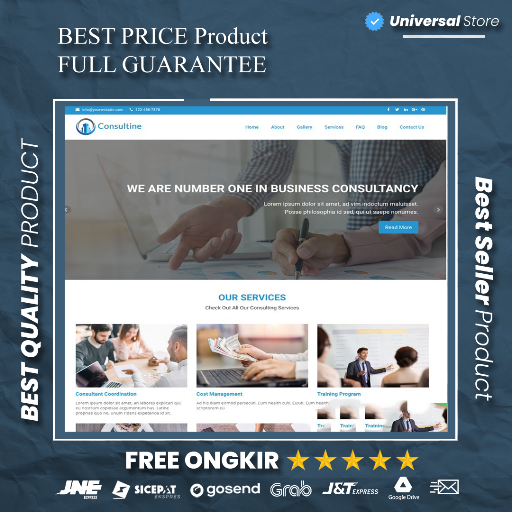 Source Code Web Bisnis Company Profile Website Perusahaan Profesional Plus CMS PHP