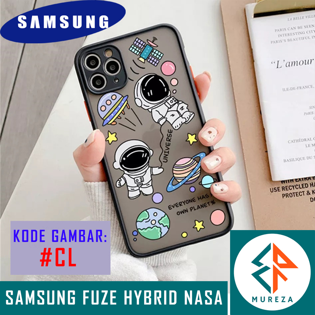 Case Fuze Hybrid NASA #CL Samsung A12 A32 A52 M12 Softcase