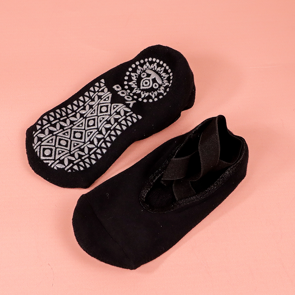 Kaos Kaki Yoga Ballet Anti Slip - HY037 - Black