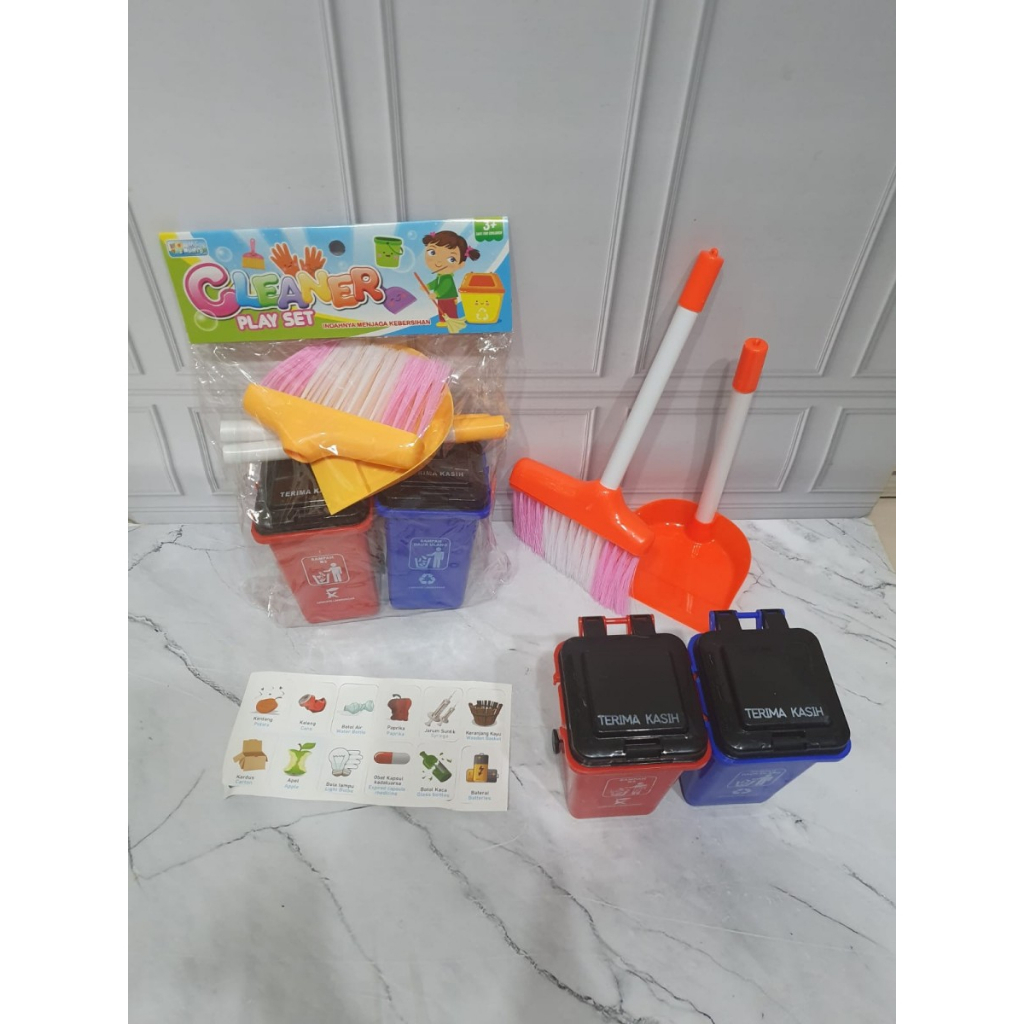 Mainan Alat Kebersihan Anak Cleaning Helper Play Set no. MC 04